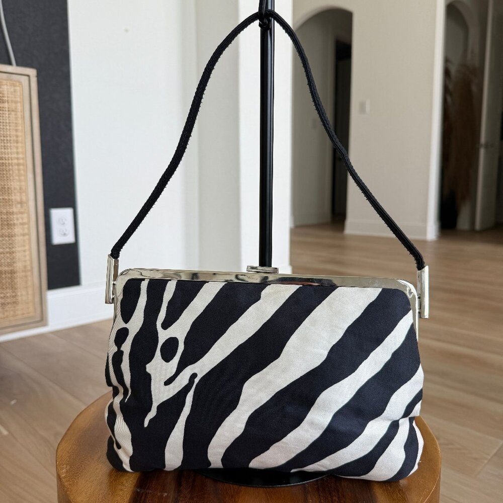 Dolce & Gabbana Zebra Shoulder Bag w/ Sequin Design - Picture 4 of 11